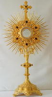 French Antique Sunburst Monstrance